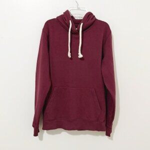 Pact Burgundy Pullover Organic Cotton Hoodie Women’s Size XS